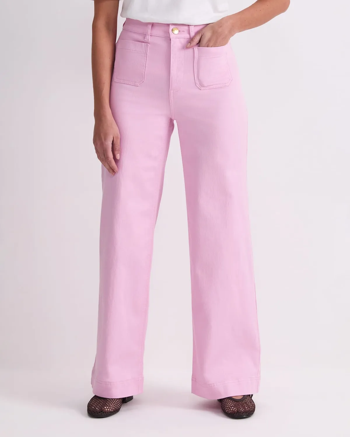 Sportscraft Nili Wide Leg Jean jeans donna spigato