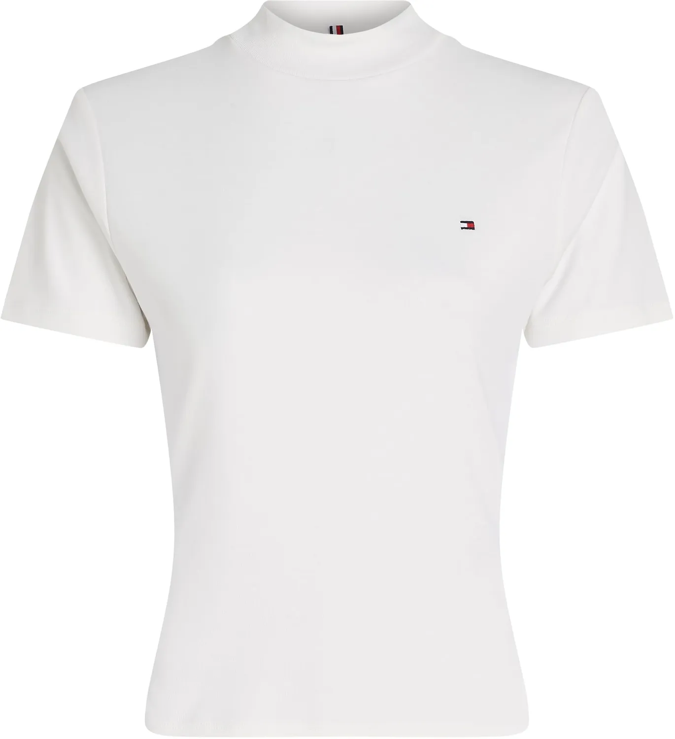 Tommy Hilfiger Cody Crop Slim t-shirt donna bianca Ecru