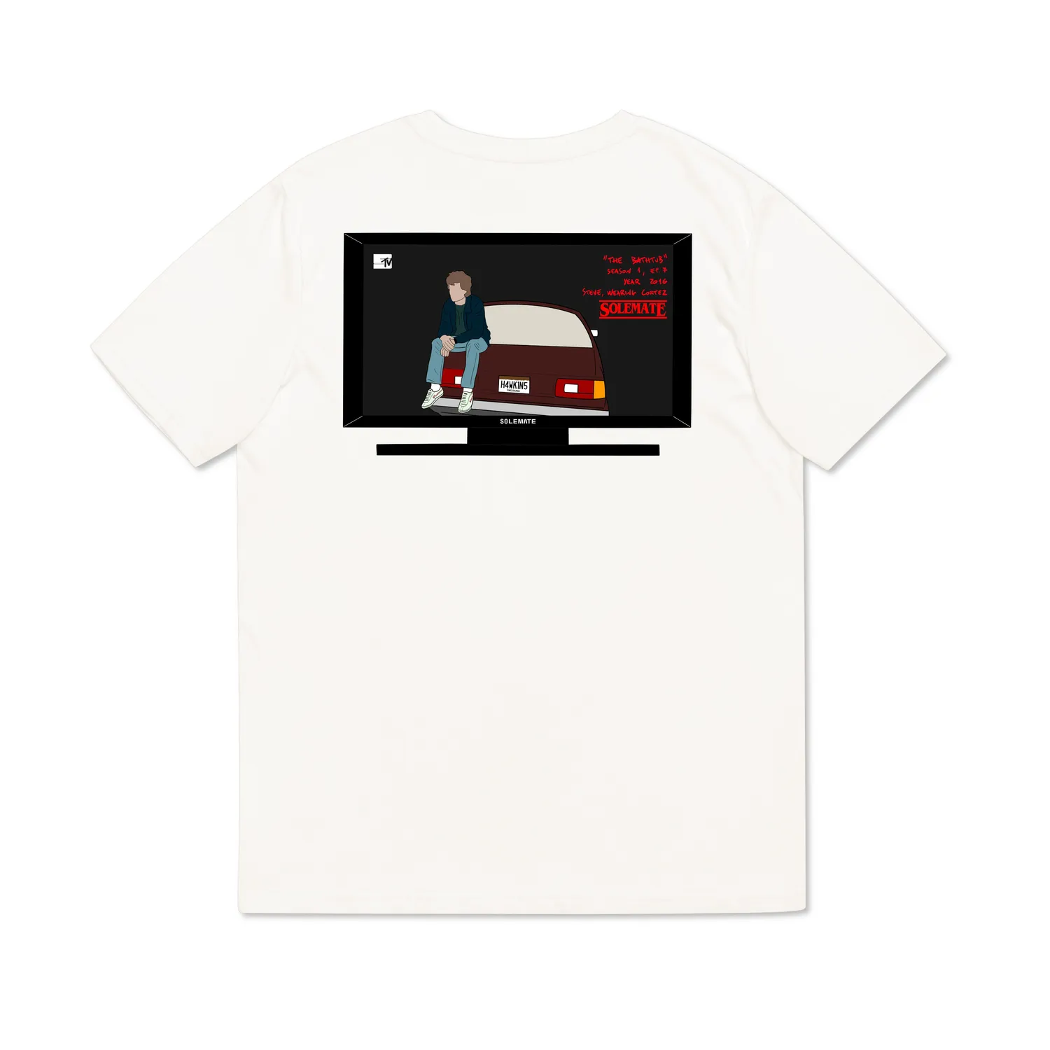Solemate Steve t-shirt cotone bio nera