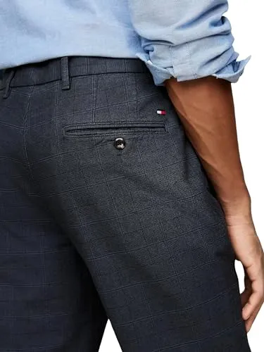 Tommy Hilfiger Denton Satin Straight Fit chino 38W/29L verde