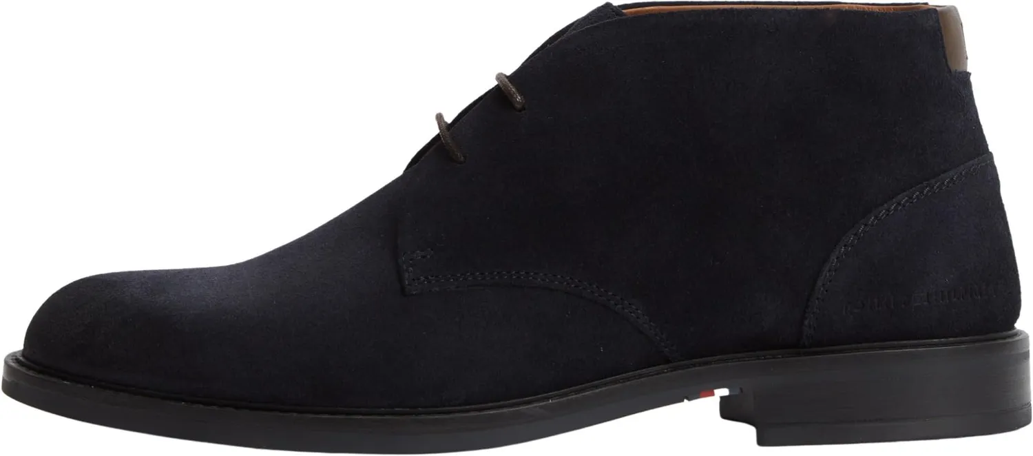 Tommy Hilfiger Dressy Suede Lace Boot FM0FM05951 stivali cocoa
