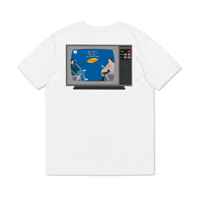 Solemate STV Jerry t-shirt bianca cotone biologico