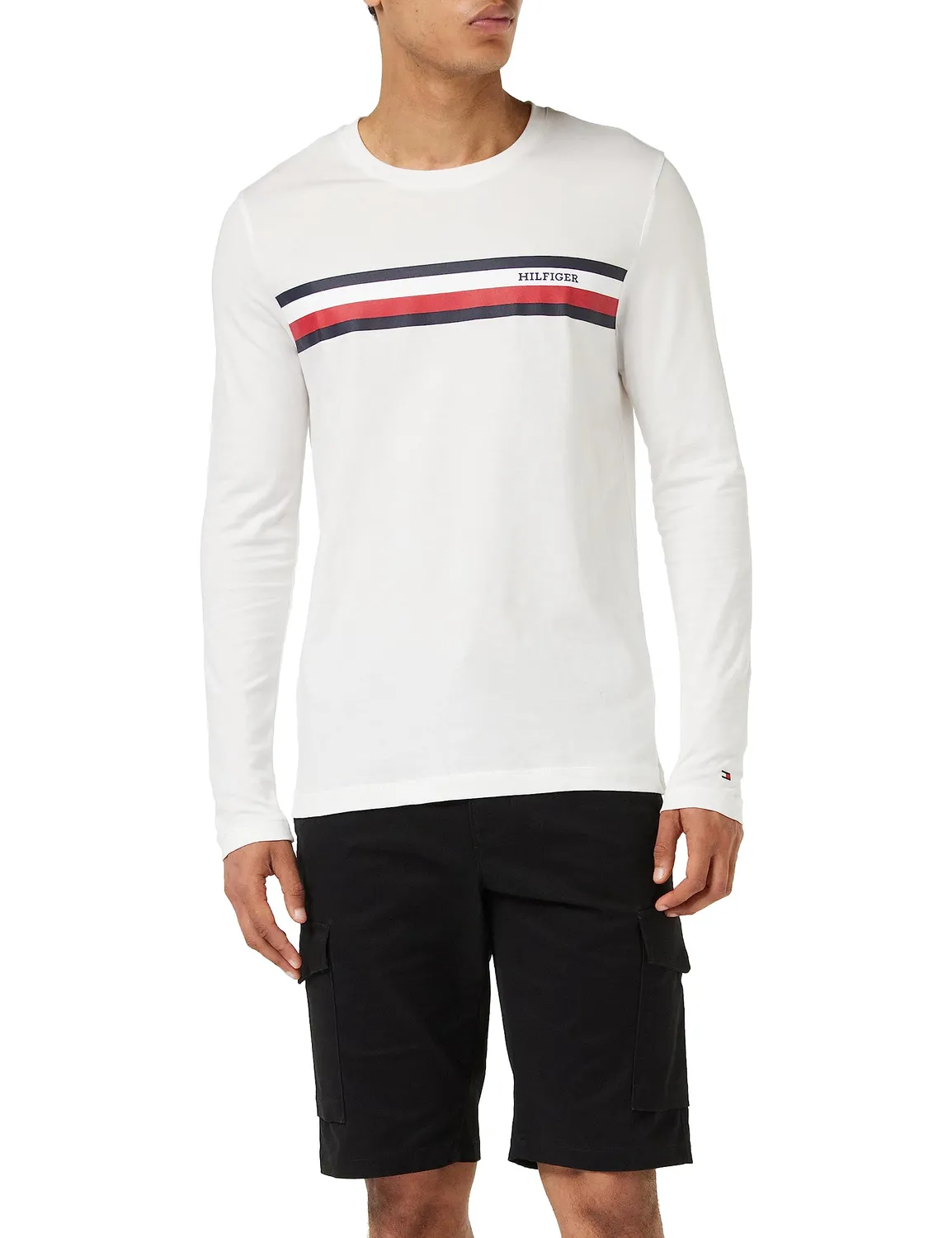 Tommy Hilfiger maglietta manica lunga uomo cotone