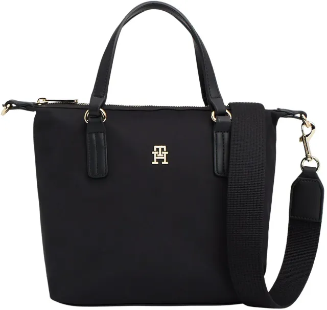 Tommy Hilfiger Poppy Small Tote Bag Piccola Nera