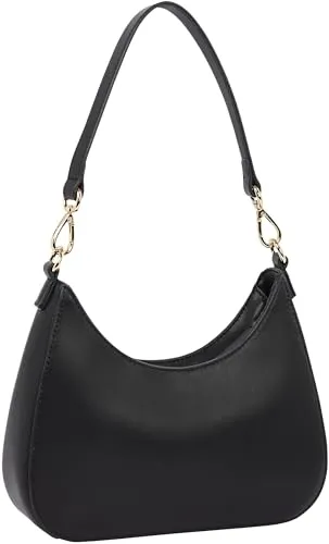 Tommy Hilfiger Logotape borsa spalla nera con zip
