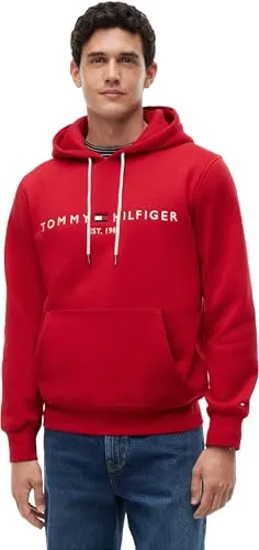 Tommy Hilfiger Tommy Logo felpa cappuccio Medium Red XXL felpata