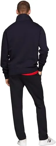 Tommy Hilfiger felpa uomo mezza zip con cerniera