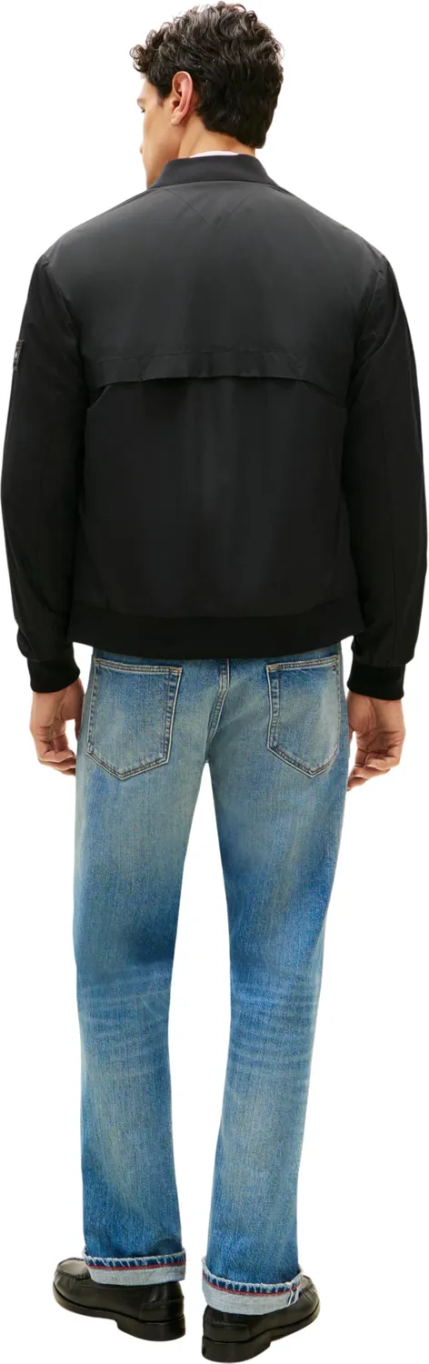 Tommy Hilfiger Branded Bomber Collo Baseball Giubbotto Uomo L Nero