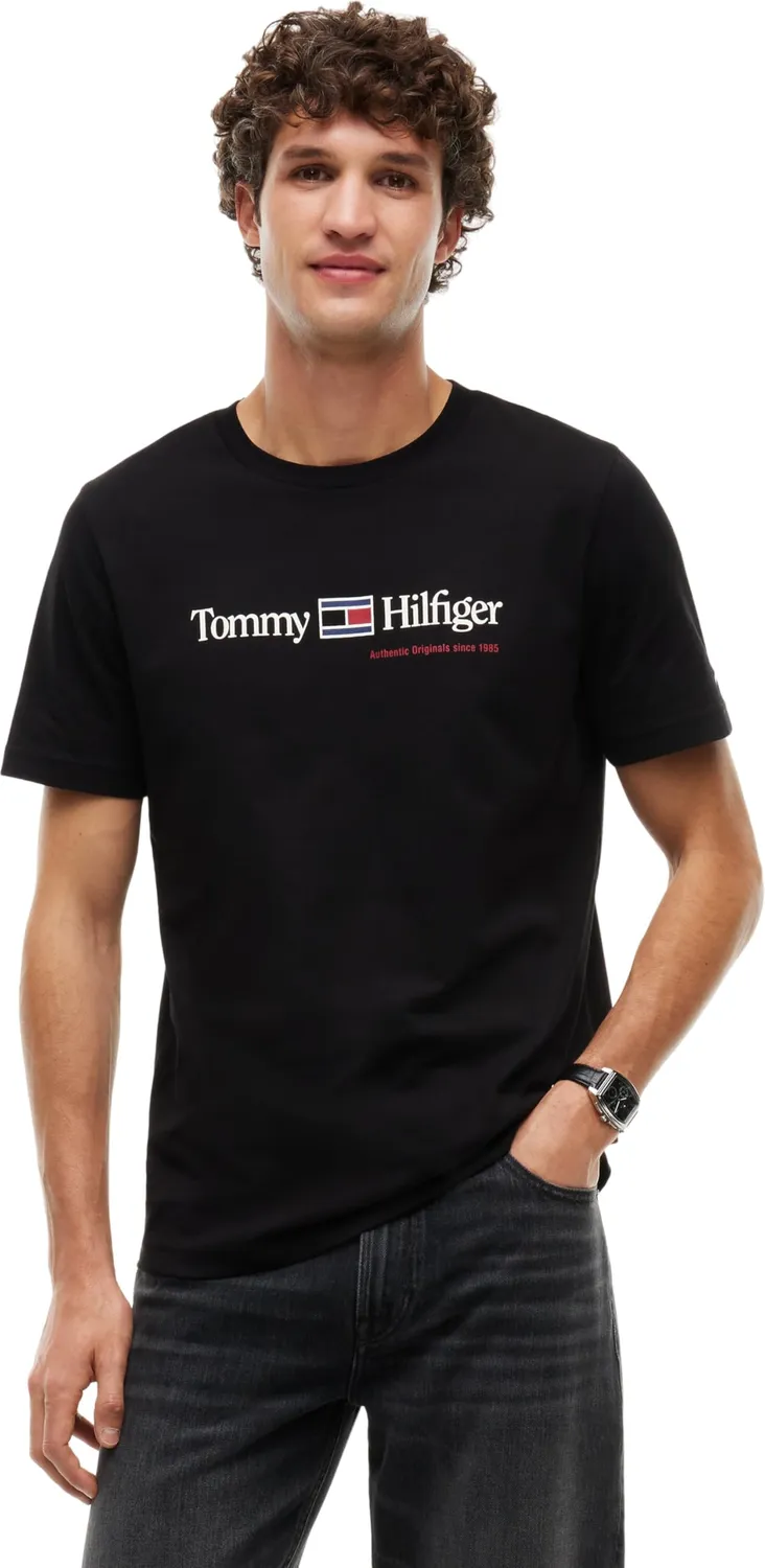 Tommy Hilfiger Brand Love MW0MW44875 t-shirt rossa grafica