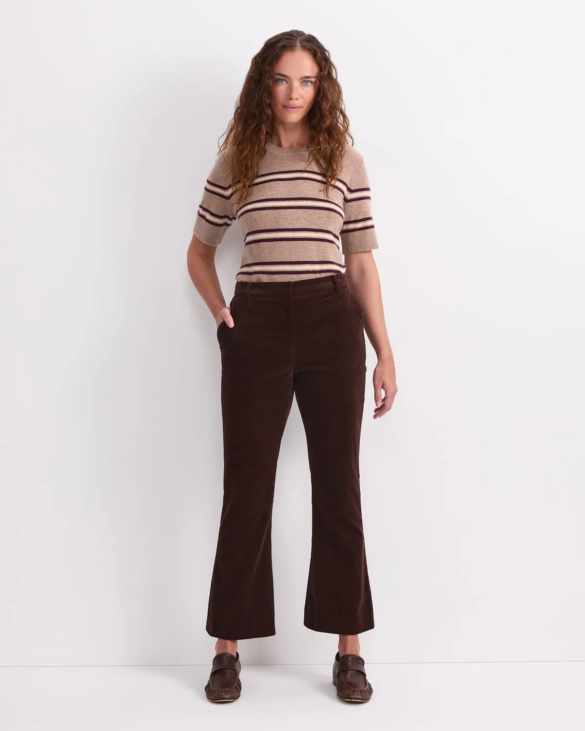 Sportscraft Thea 120912 pantalone donna 6-18 velluto cotone