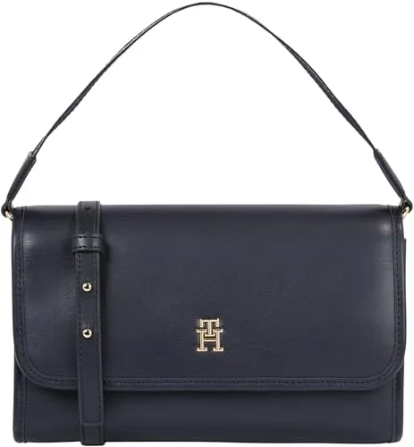 Tommy Hilfiger borsa a spalla piccola donna blu space blue