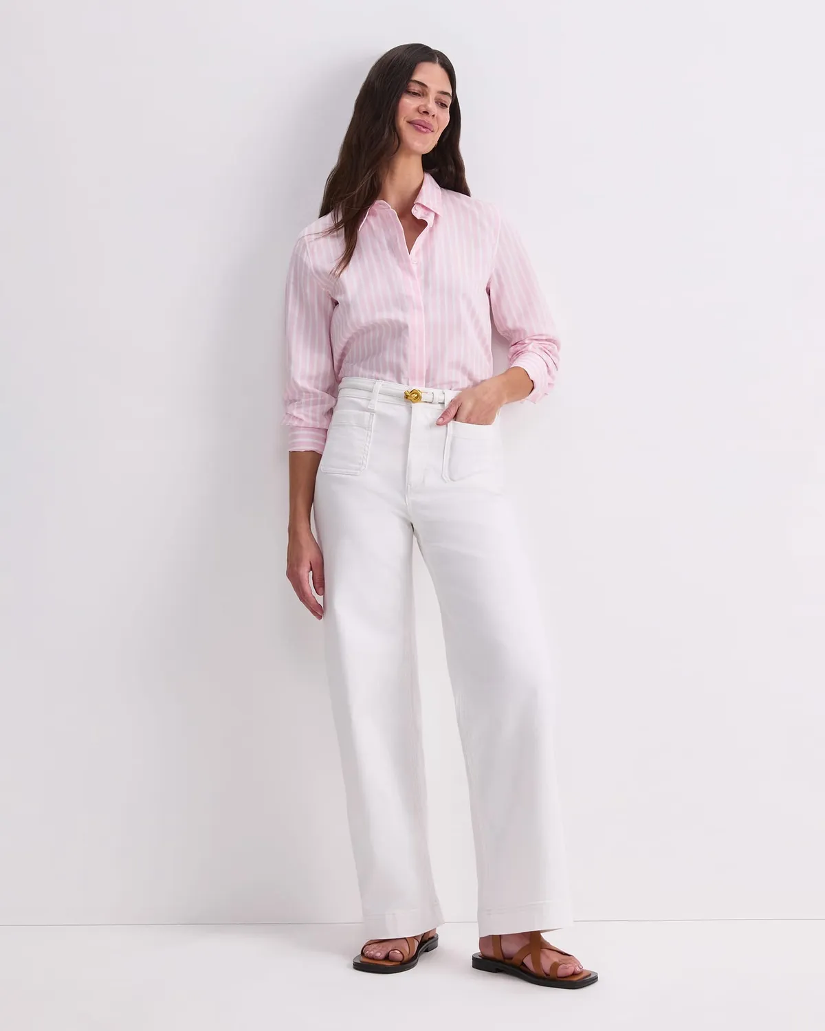 Sportscraft Hannah Stripe camicia donna cotone seta