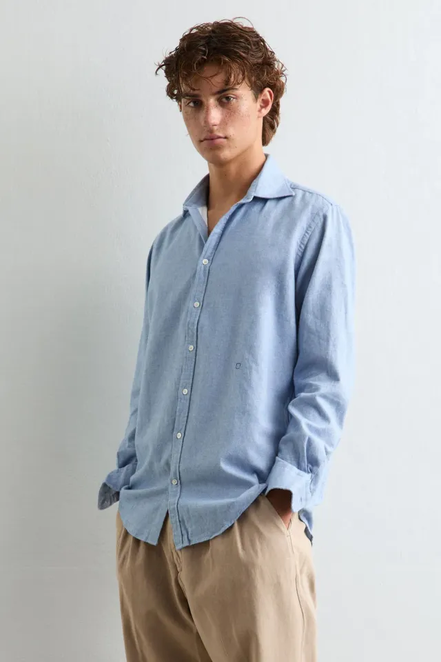 Massimo Alba Genova camicia uomo mare cotone