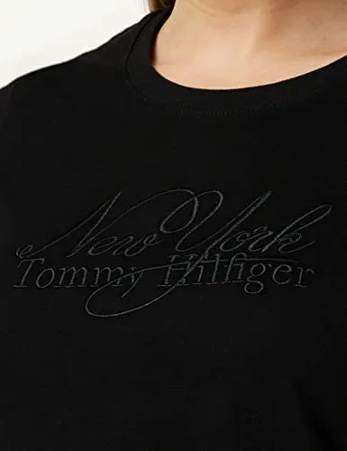 Tommy Hilfiger WW0WW37351 top donna maglia maniche corte