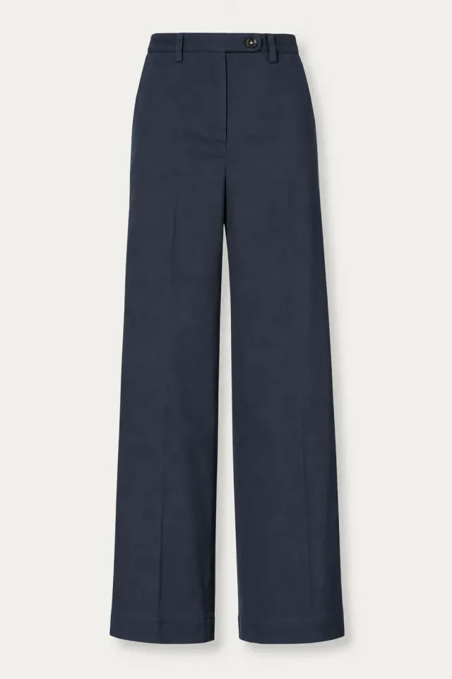 Massimo Alba Lamia pantaloni lana blu