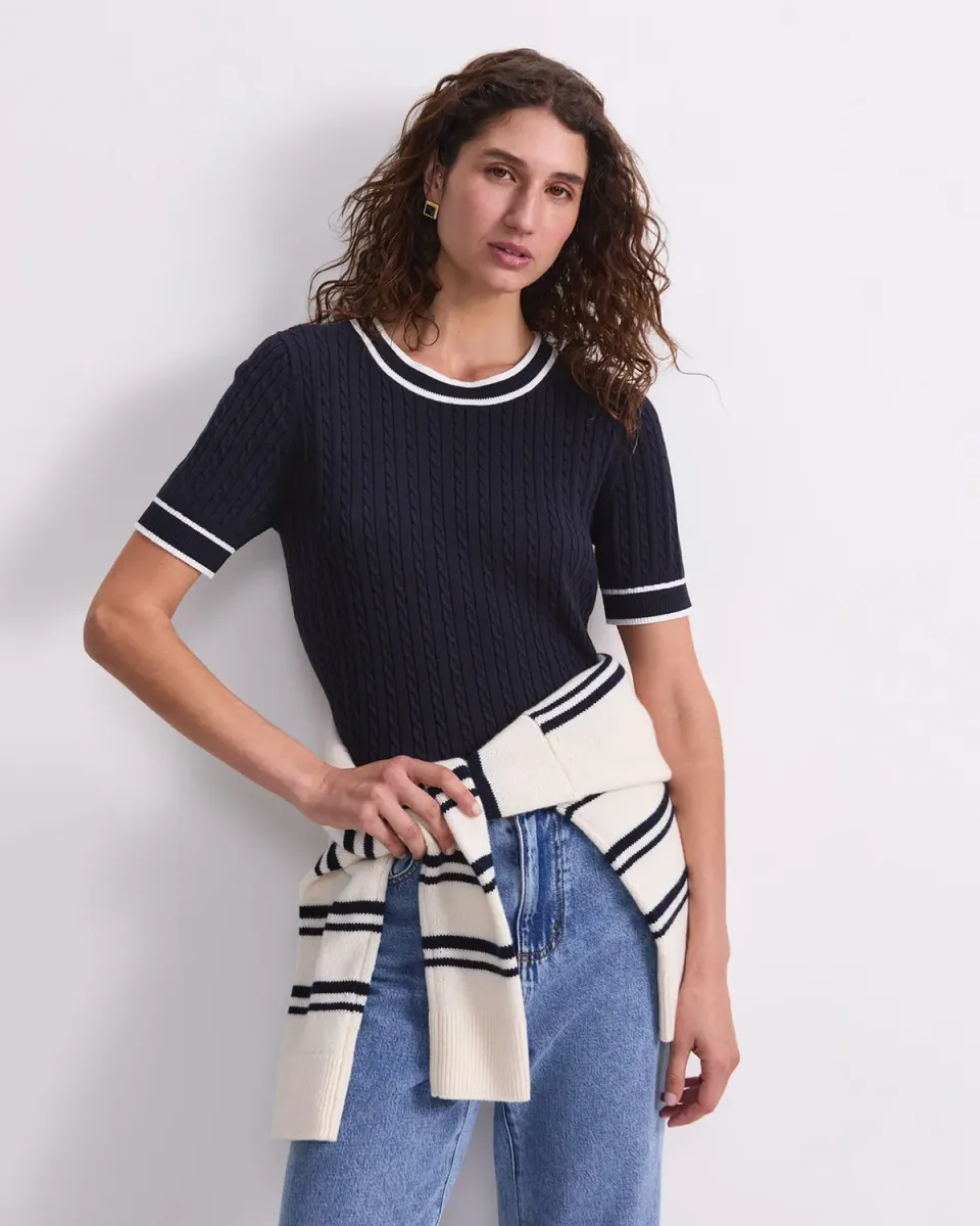Sportscraft Elka Baby Cable Knit maglione cotone