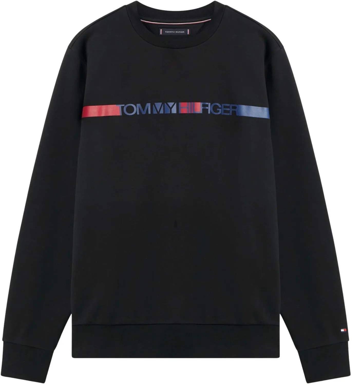 Tommy Hilfiger Brand Love TR Stripe MW0MW42465 felpa M nera