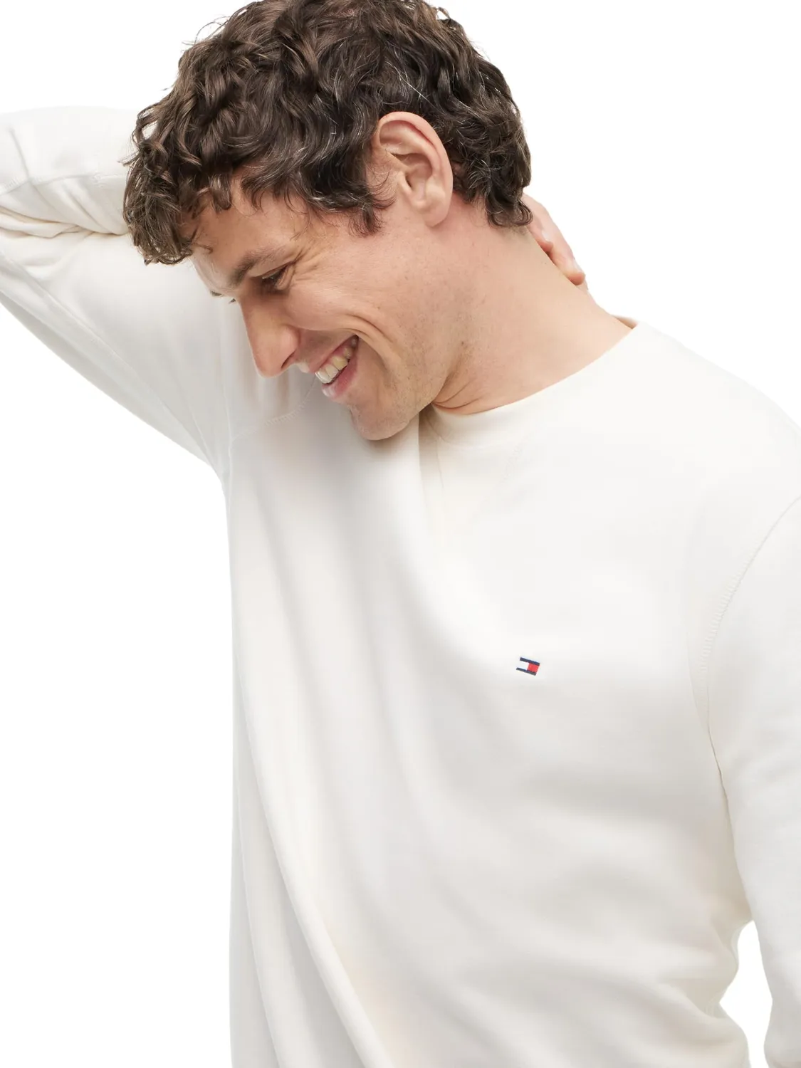 Tommy Hilfiger Ess Seasonal MW0MW40000 felpa girocollo uomo in fleece