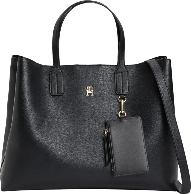 Tommy Hilfiger Icon satchel donna nero taglia unica
