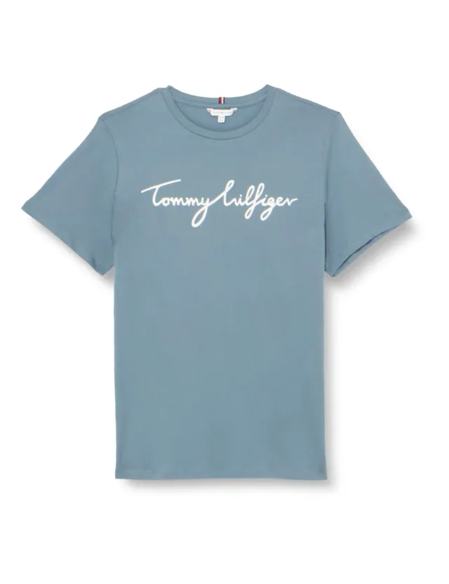 Tommy Hilfiger t-shirt donna blu Blue Coal taglia 46