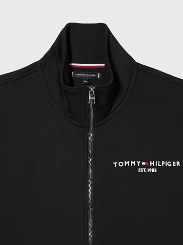 Tommy Hilfiger Felpa con Zip Uomo Plus vestibilità comoda