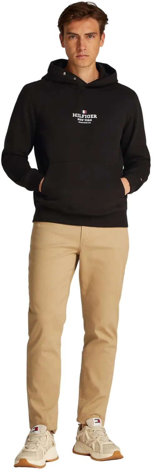 Tommy Hilfiger felpa uomo con cappuccio classica morbida