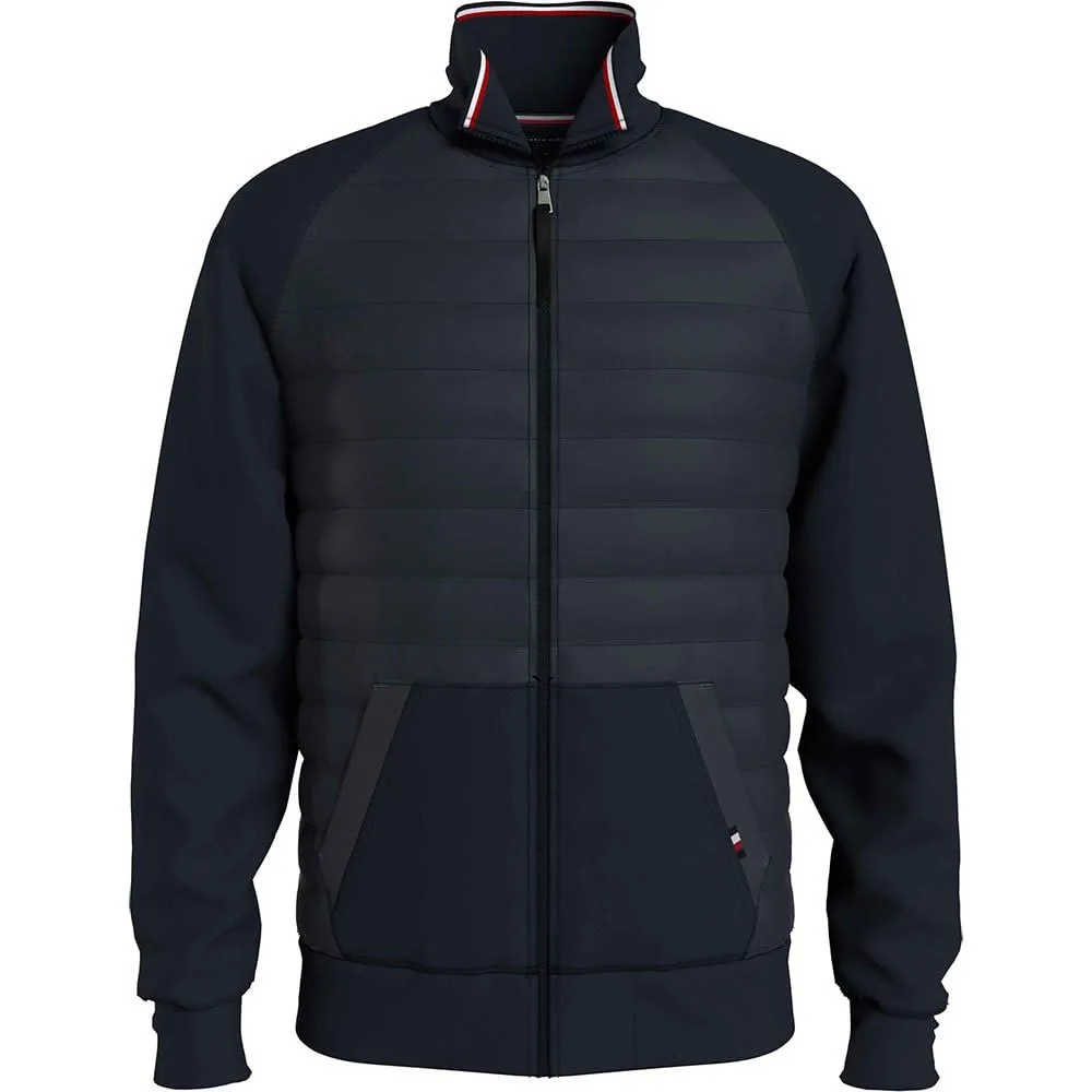 Tommy Hilfiger Mix Media MW0MW32686 Giacca Zip Uomo Collo Alto