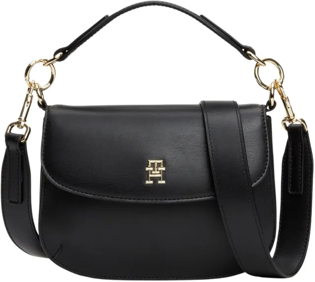 Tommy Hilfiger Chic Crossover borsa a tracolla nera con manico