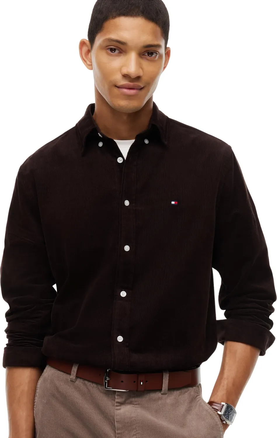 Tommy Hilfiger Denton 3.5 AM0AM14814 cintura uomo fibbia
