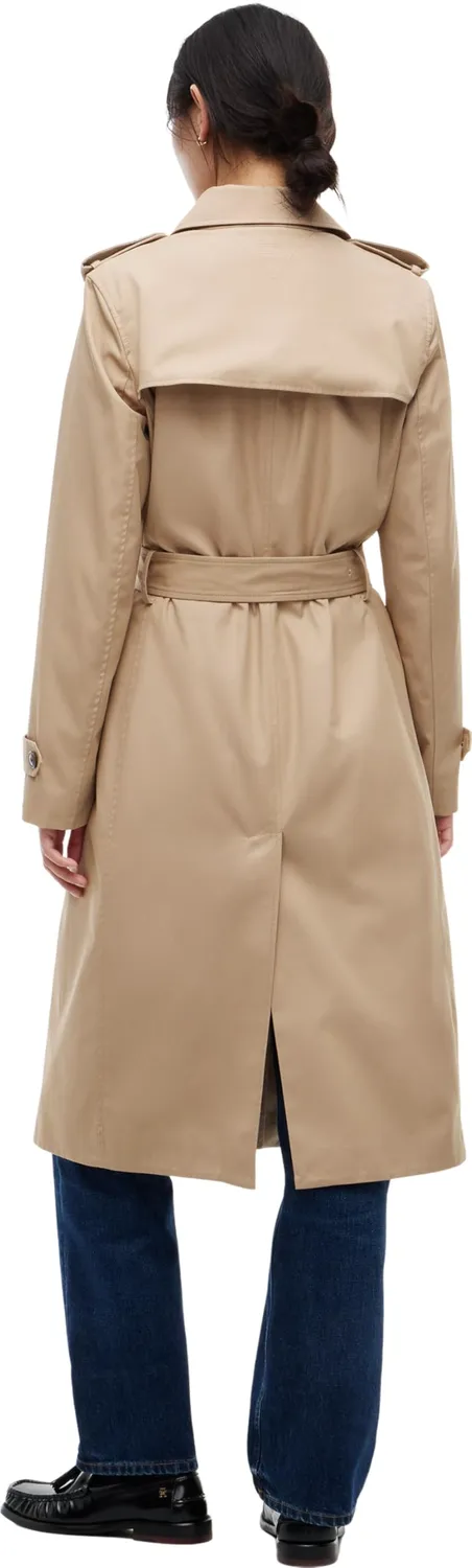 Tommy Hilfiger trench donna M beige cotone monogramma