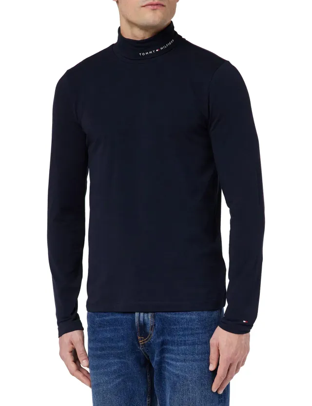 Tommy Hilfiger MW0MW28787 maglia uomo maniche lunghe collo alto