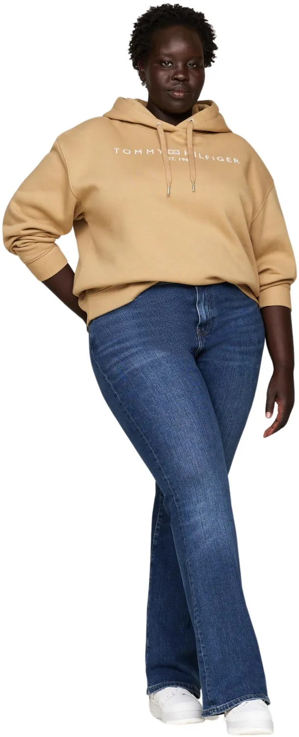 Tommy Hilfiger Logo Regular Fit felpa donna