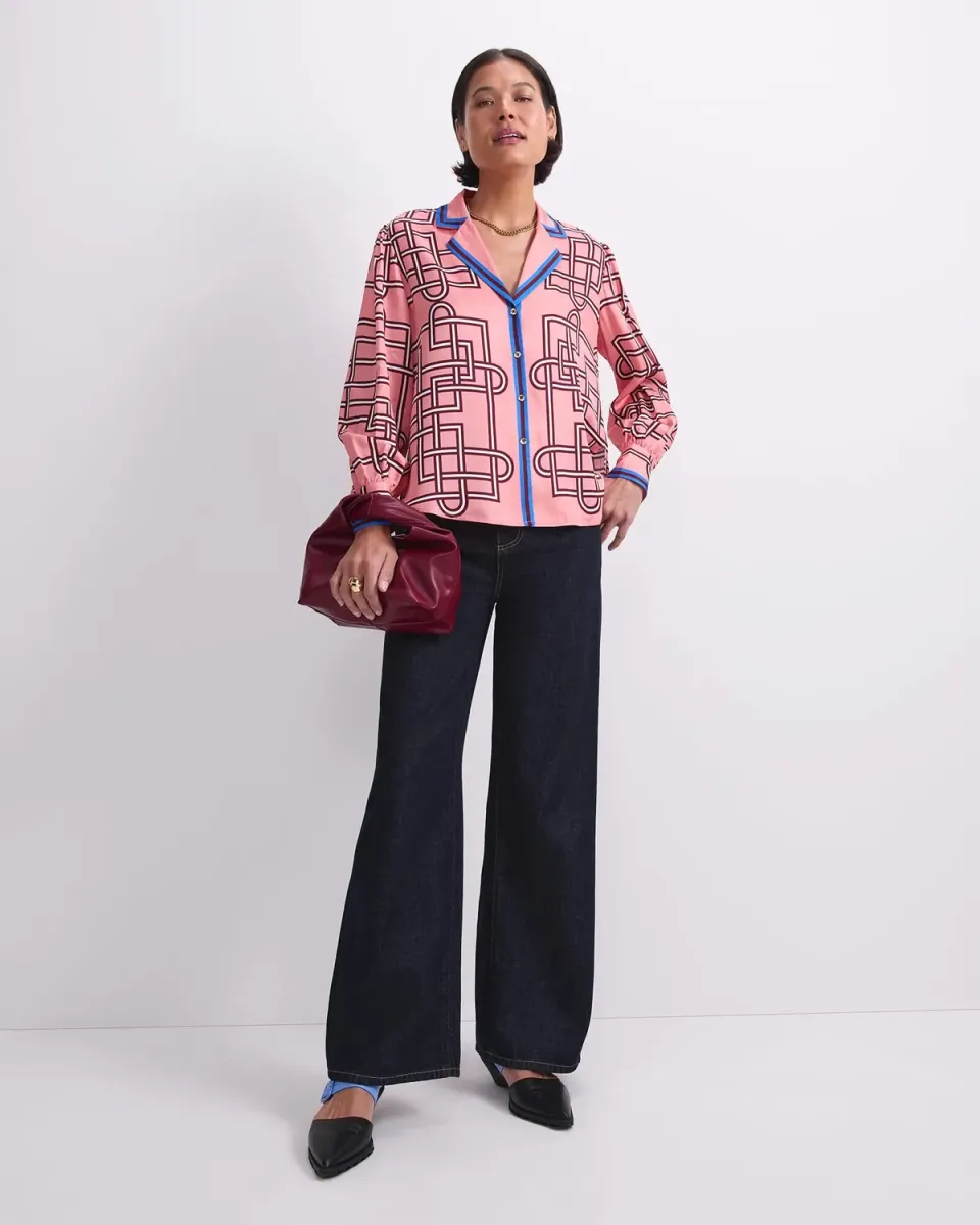 Sportscraft Rhodes Print camicia donna viscosa foulard