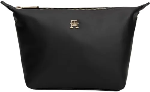 Tommy Hilfiger Poppy Reform Washbag beauty case nero lucido