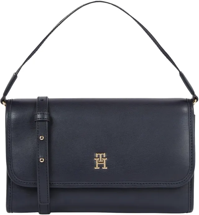 Tommy Hilfiger borsa a spalla piccola donna blu space blue