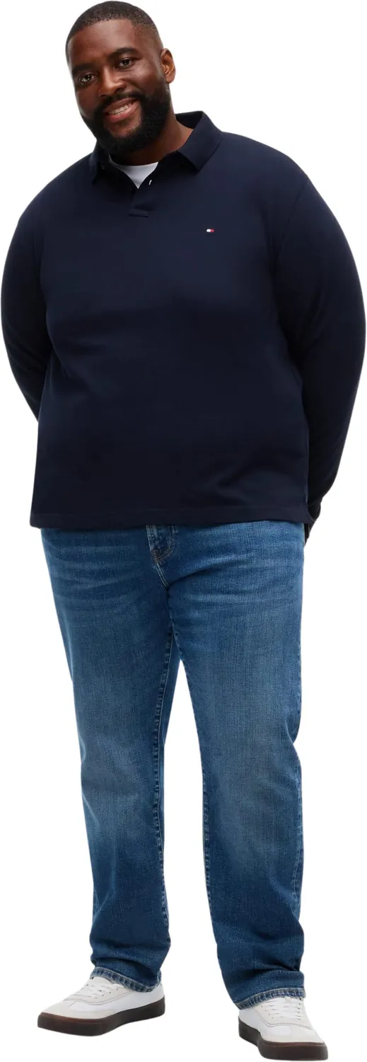 Tommy Hilfiger BT-1985 MW0MW42042 polo manica lunga blu regular