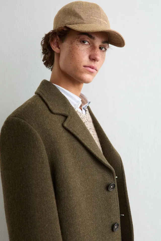 Massimo Alba Chance cappello baseball Brown