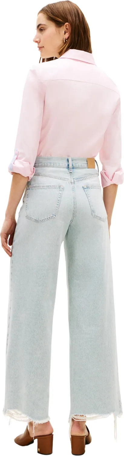 Tommy Hilfiger DNM Eve 70's Wide Leg jeans donna 30W/30L vita alta