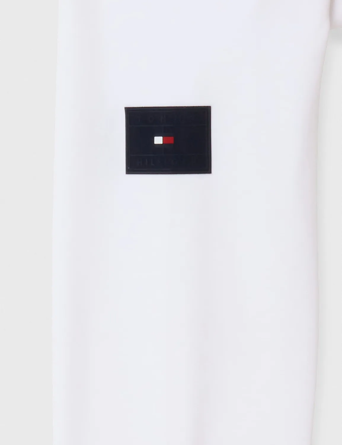 Tommy Hilfiger Badged Graphic Zip Mock felpa uomo L desert sky