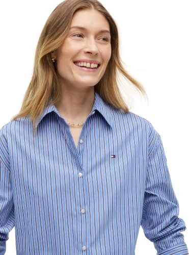 Tommy Hilfiger WW0WW52236 camicia donna XL poplin