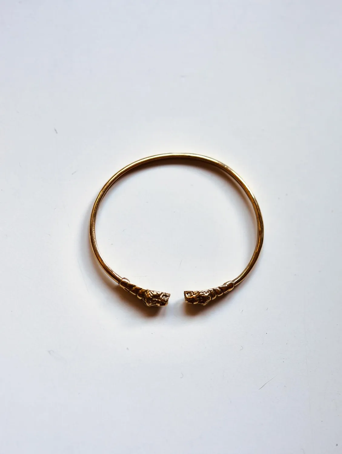 LOL Roma Leone Piccolo Bracciale ottone regolabile