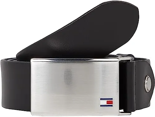 Tommy Hilfiger TH Plaque AM0AM01995 cintura uomo 100 pelle