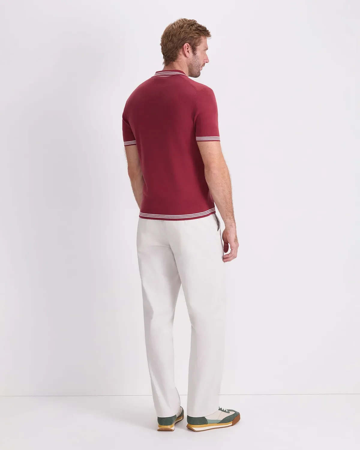 Sportscraft Finnley Knit Polo uomo cotone pettinato