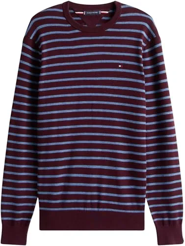 Tommy Hilfiger Essential Cotton pullover uomo bordeaux XXL