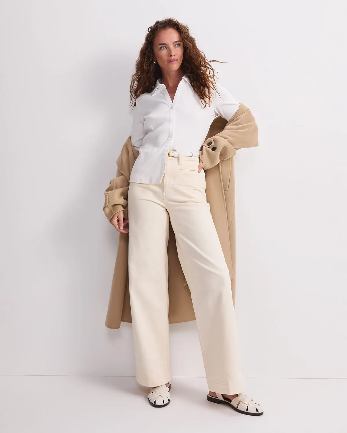 Sportscraft Cleo Cord Wide Leg 119728 jeans donna stretch