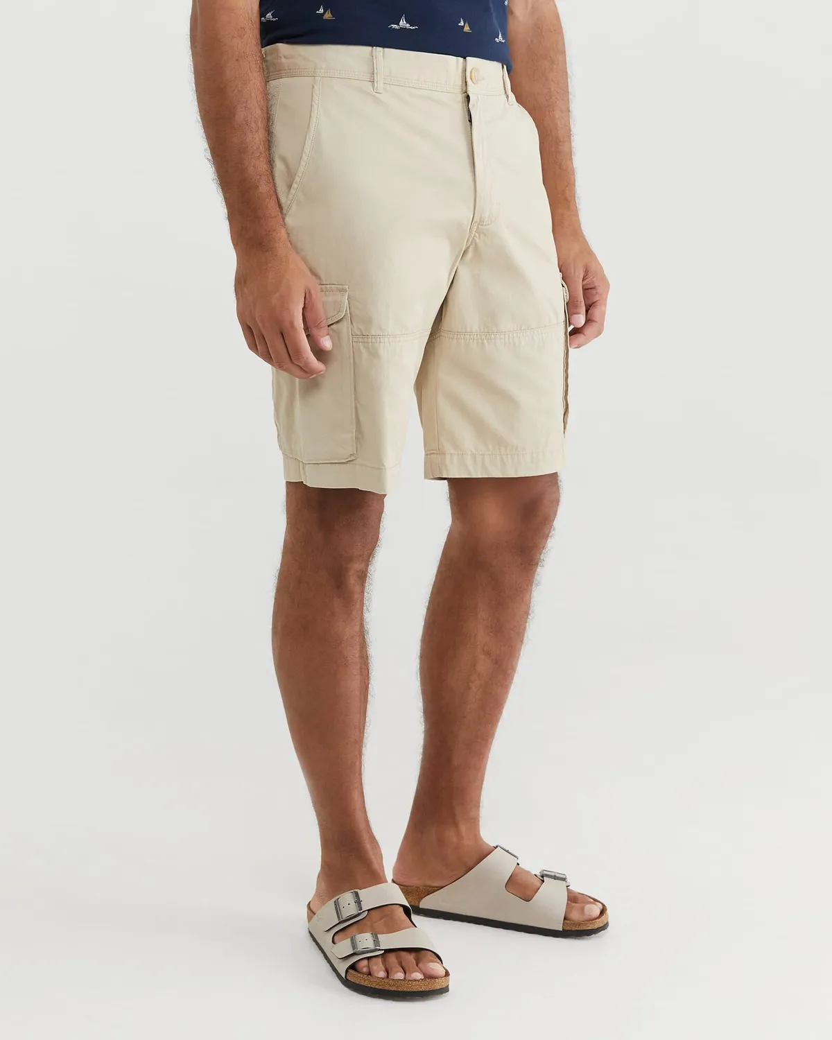 Sportscraft Cargo shorts cotone al ginocchio