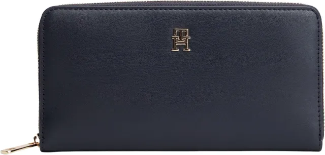 Tommy Hilfiger TH Icon AW0AW17744 portafoglio zip blu