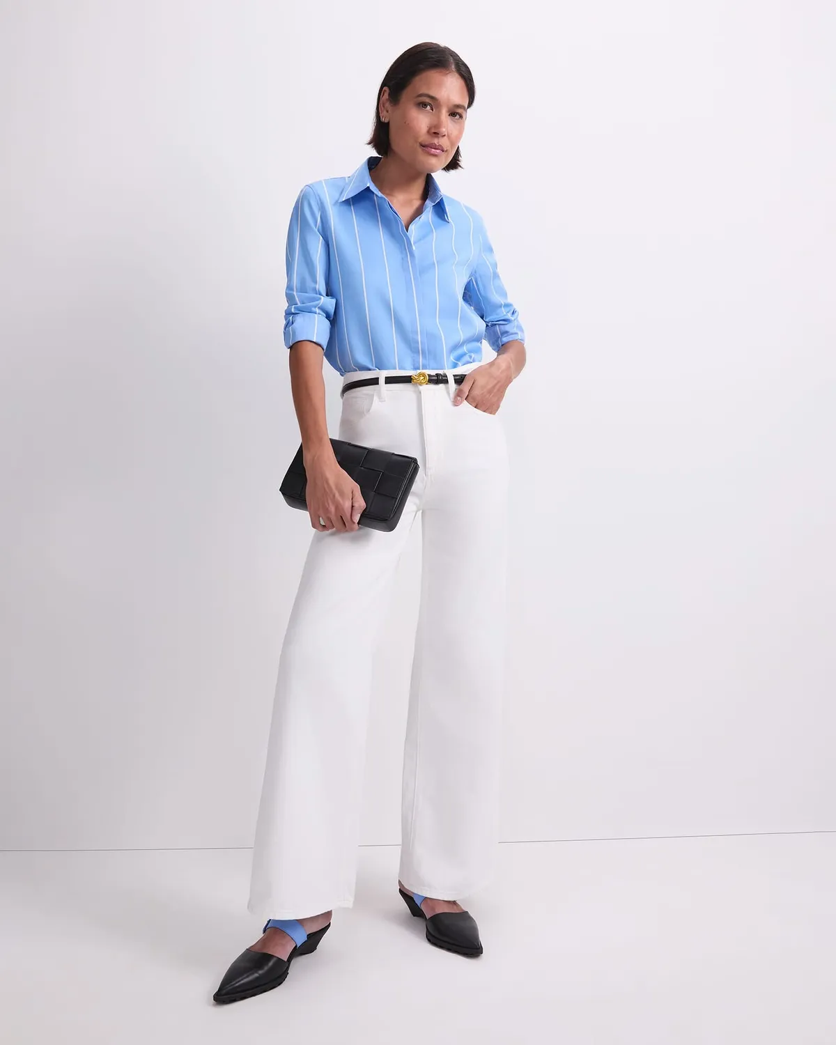 Sportscraft Hannah camicia donna righe cotone seta