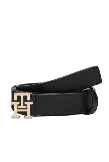 Tommy Hilfiger Logo 2,5 cm Cintura Pelle Donna Taglia 75