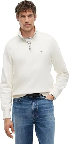 Tommy Hilfiger Essential Fleece MW0MW37233 felpa zip M nera